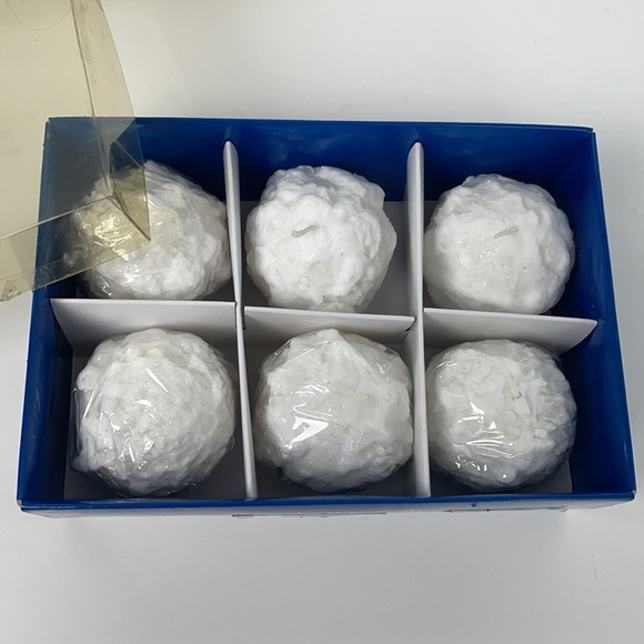Dept 56 Snowball Candles Set of Six - Picture 4 of 9
